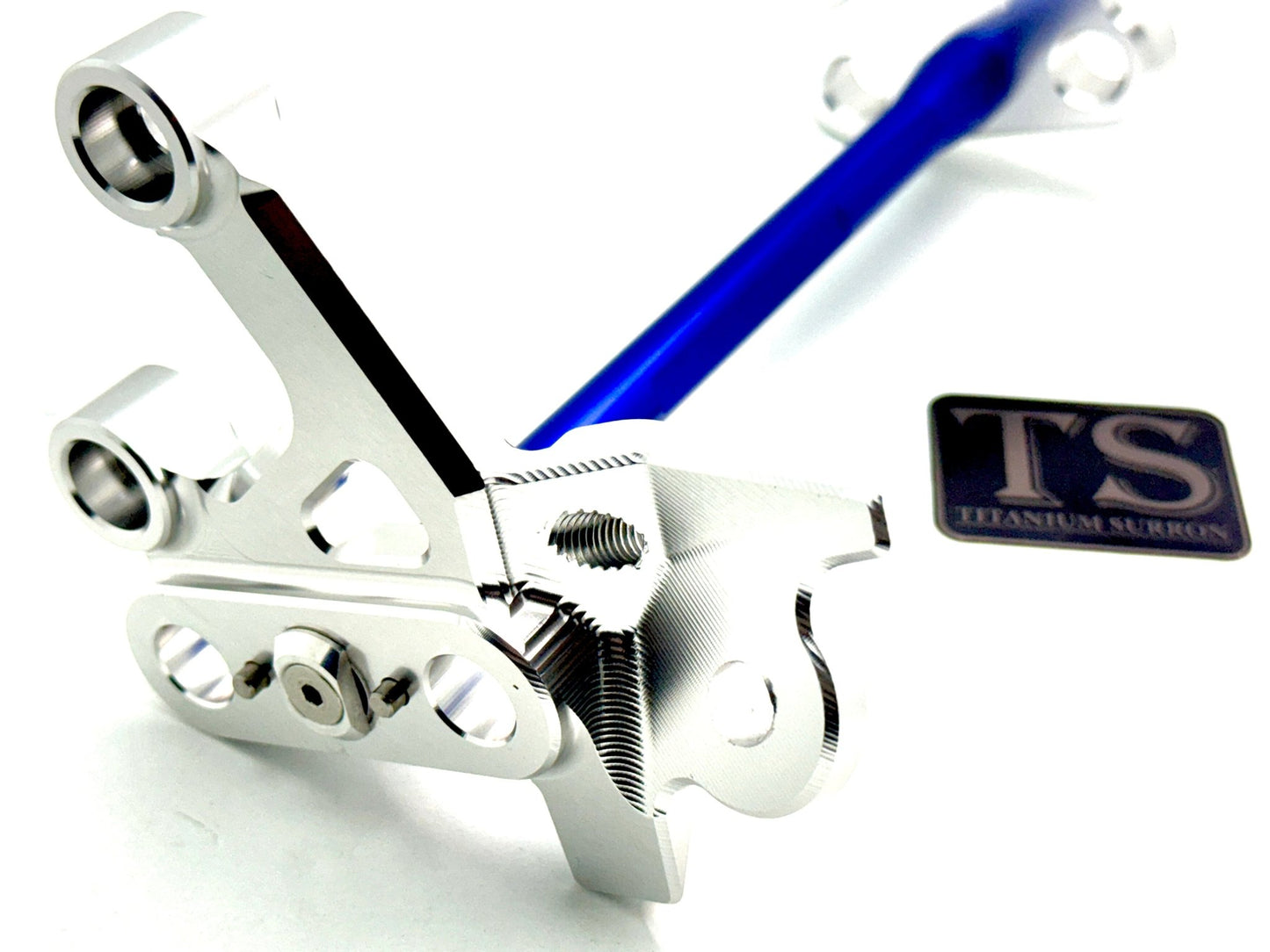 Custom CNC Aluminum Footpeg Bracket Assembly Surron - MXwraps