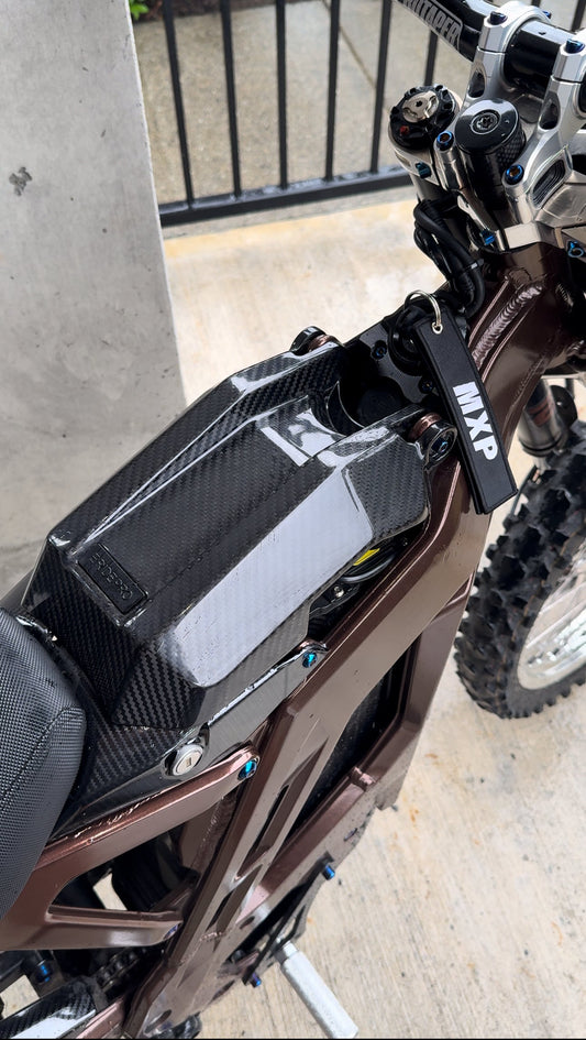 E Ride Pro REAL carbon fiber battery lid