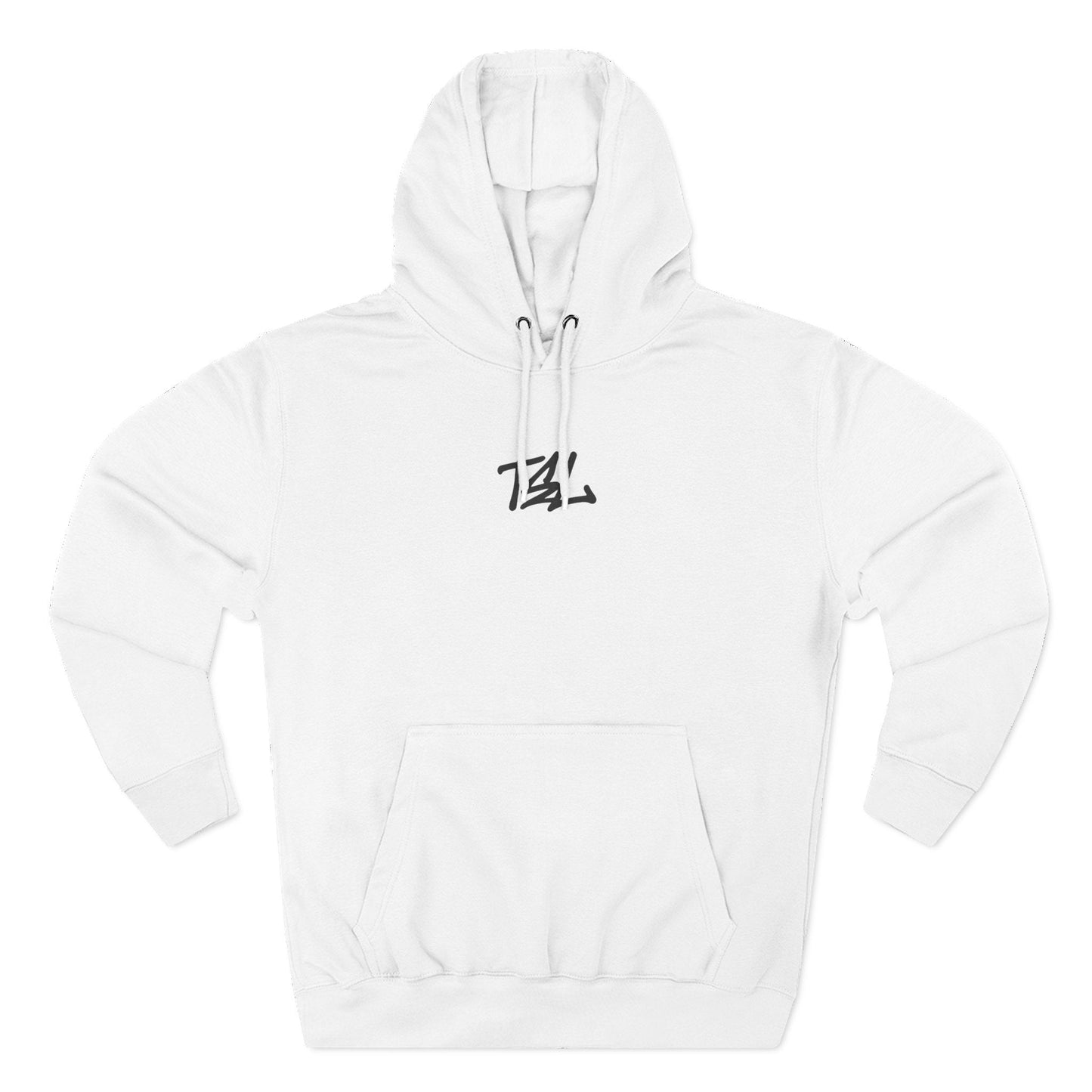 White Graffiti Hoodie