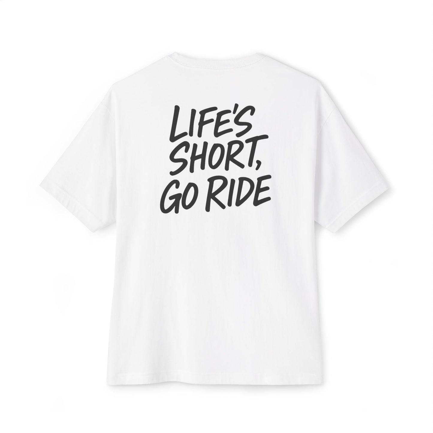 White Go Ride Tee