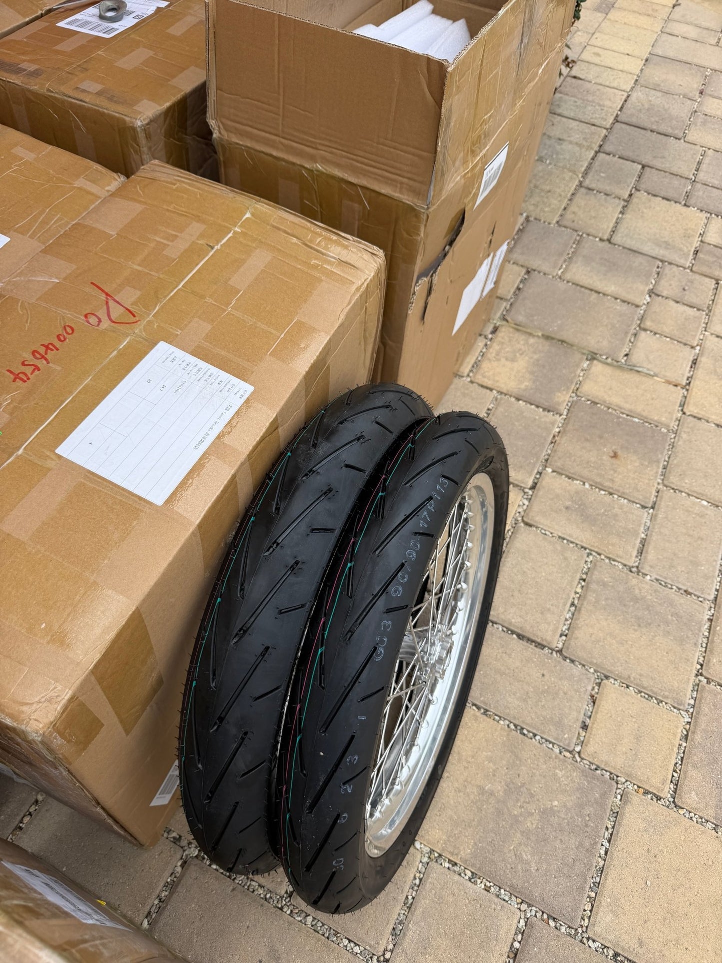 Chrome Talaria XXX/MX3/MX4 Supermoto Wheelset - MXwraps