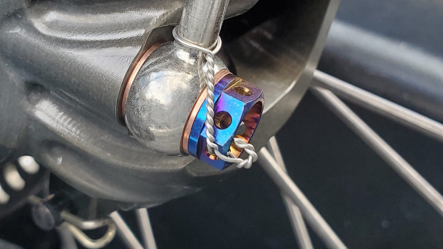 Titanium Banjo Brake Bolts - MXwraps