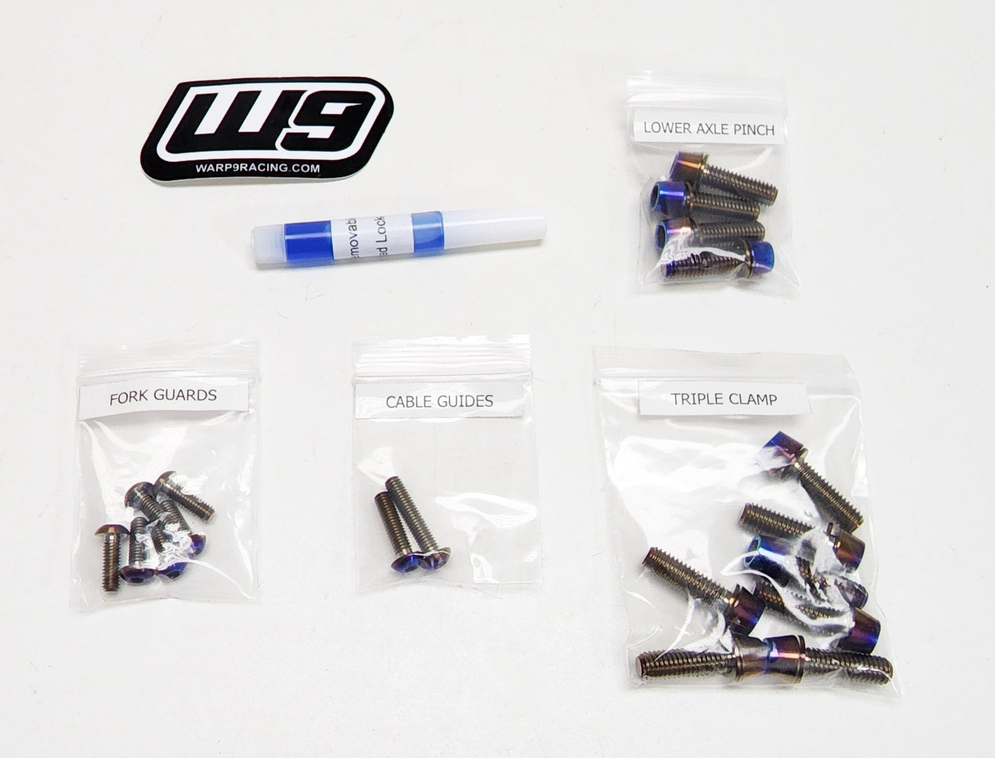 Titanium Fork Bolts - MXwraps
