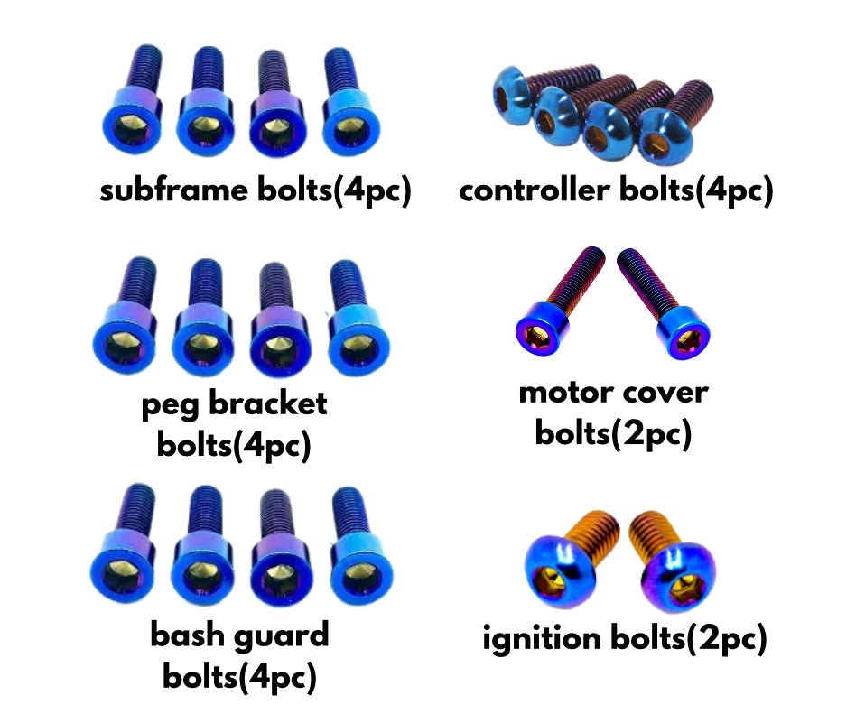 Surron LBX banger titanium kit - MXwraps
