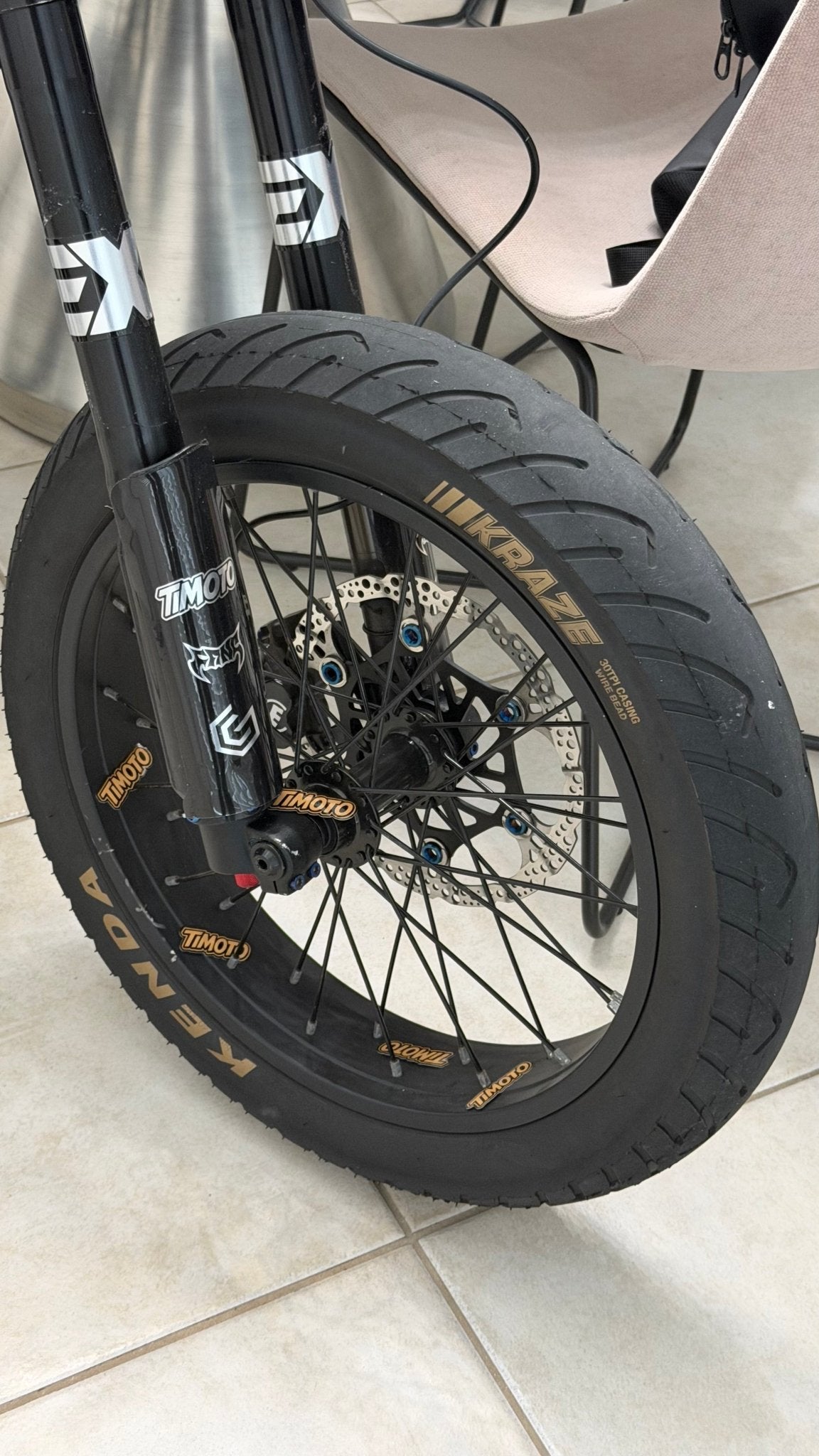 kenda kinderfahrrad Kraze Supermoto Fat Tire for Electric Bikes Das Batavus Old Dutch, fahrradgarage metzler Size:2XL61 Evenly spaced mid