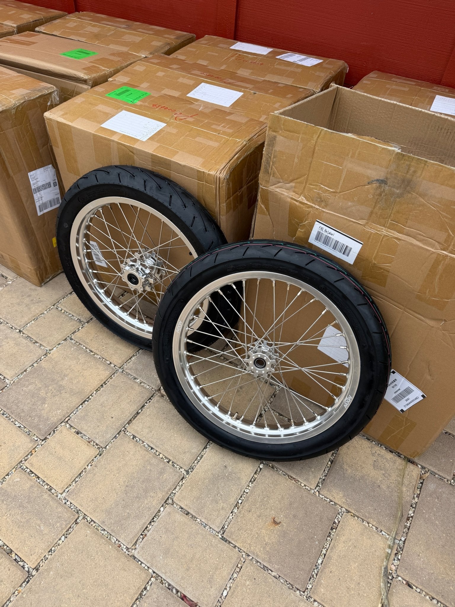 Chrome Talaria XXX/MX3/MX4 Supermoto Wheelset – MXwraps