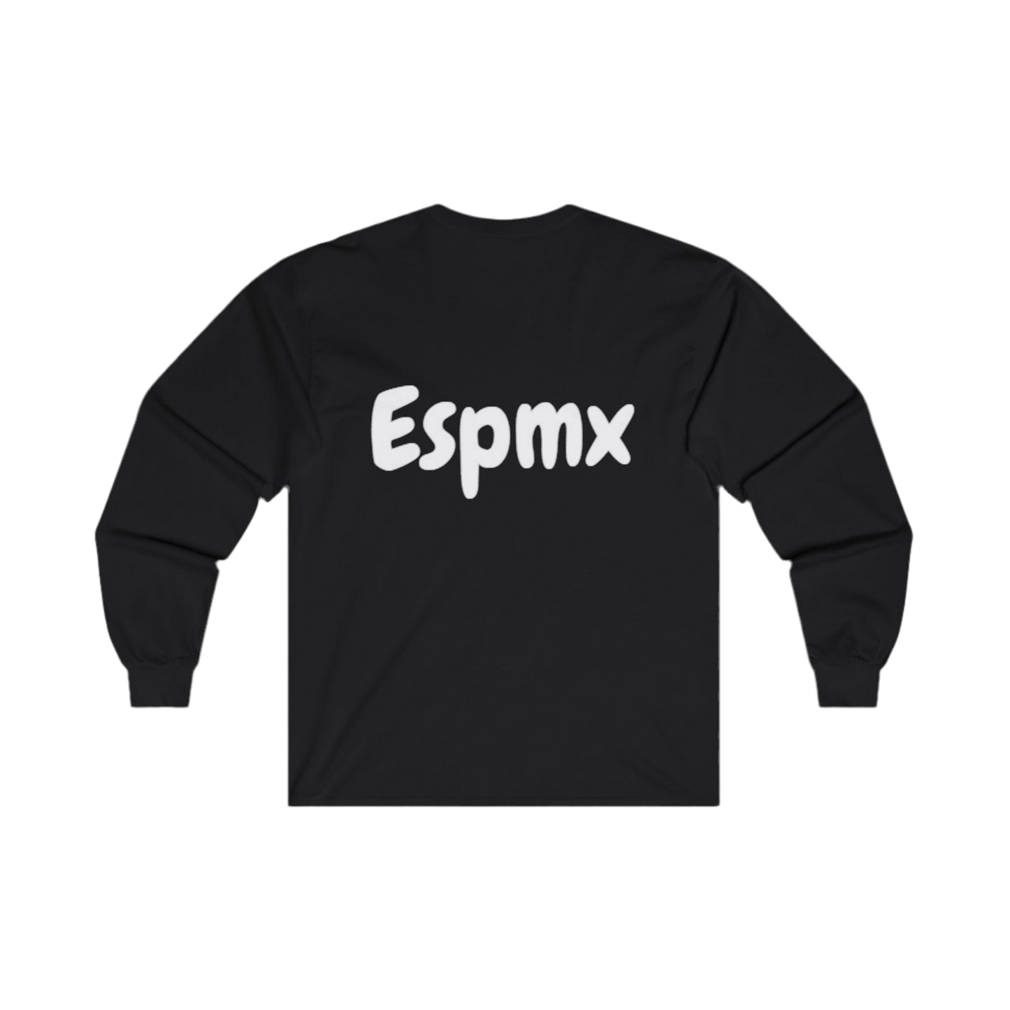 ( PRE - ORDER) ESPMX Print White Long Sleeve Tee