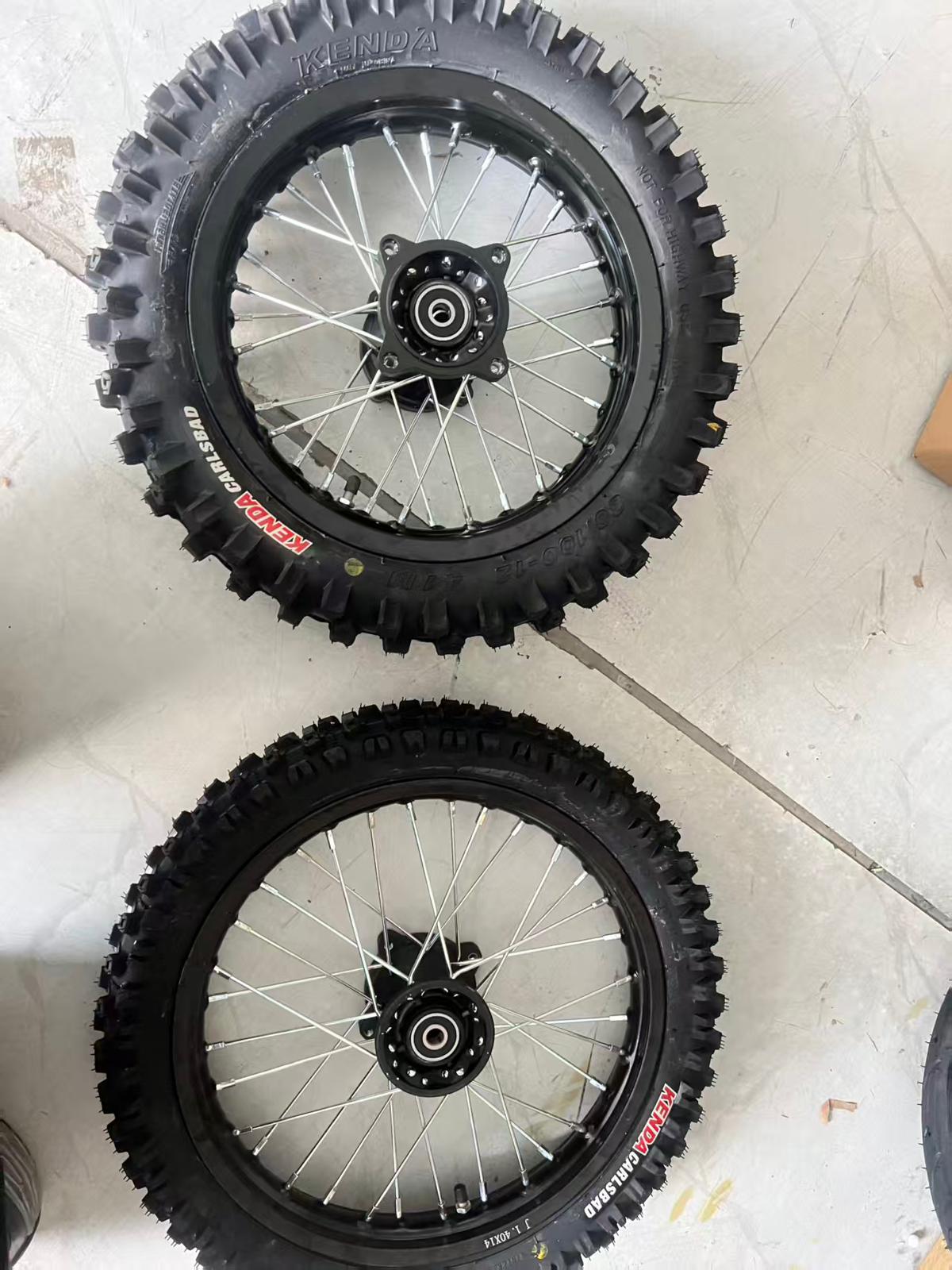 Tuttio/Yozma 14/17" Dirt Wheel Set - MXwraps