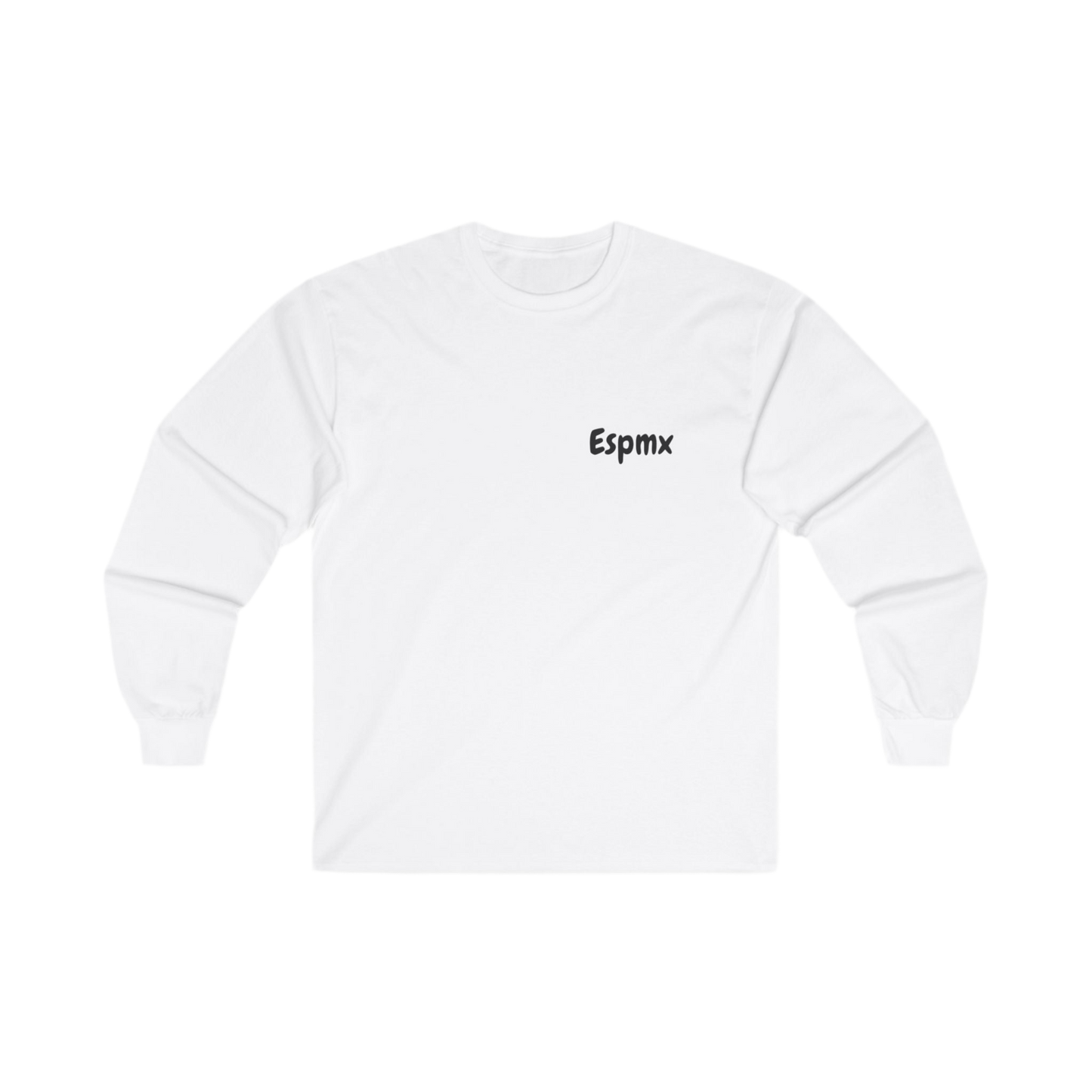 ( PRE - ORDER) ESPMX Print White Long Sleeve Tee