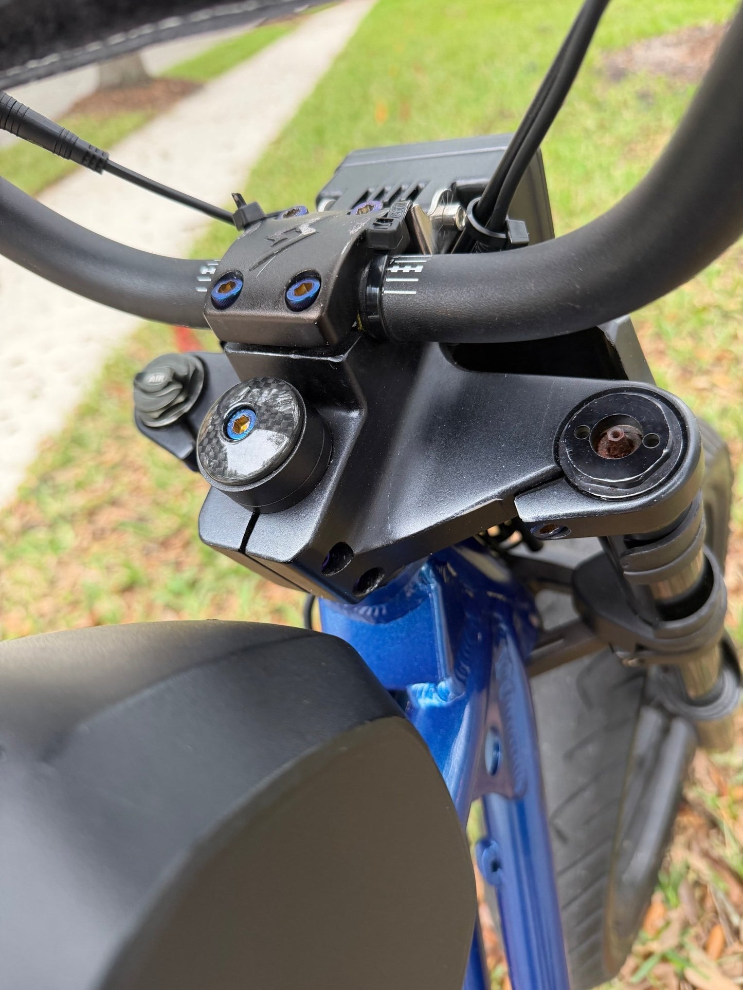 E - bike front fork titanium - MXwraps