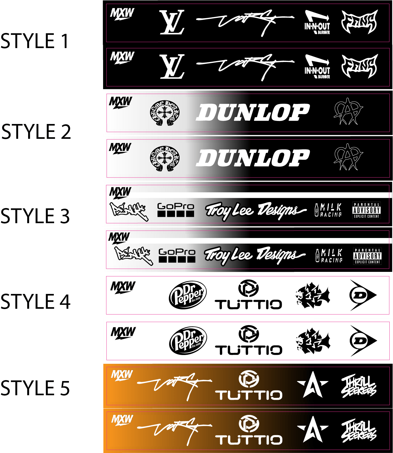 Tuttio Soliel 01 Swingarm Decal - MXwraps