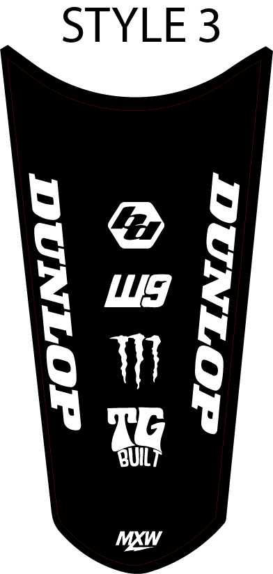 Soliel Supplies Tuttio Rear Fender Decal - MXwraps