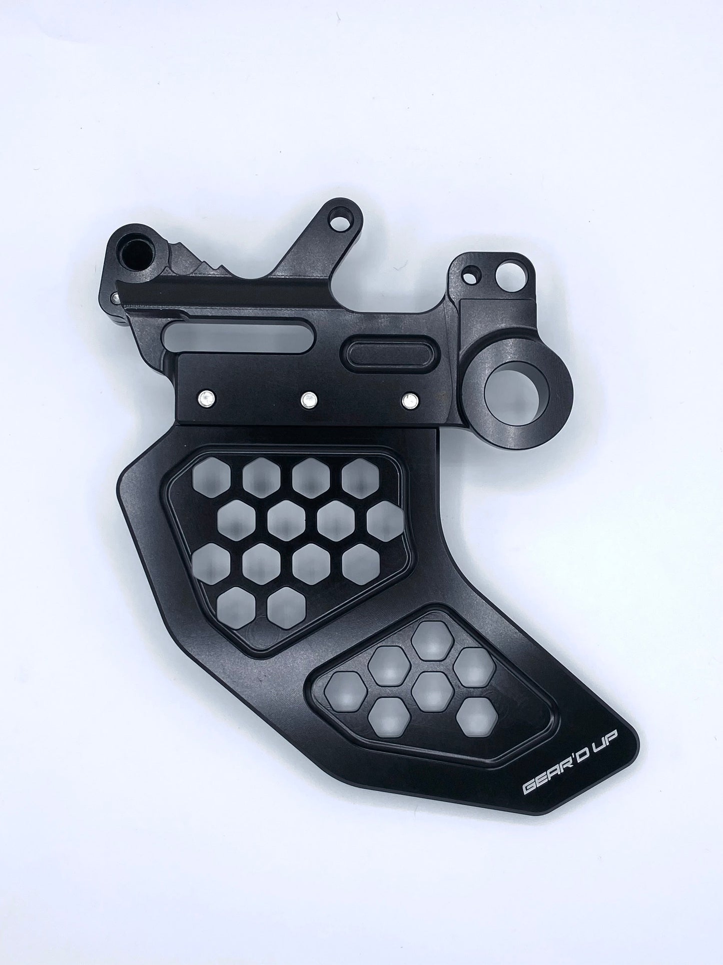 Ultra Bee Rear Caliper Bracket and Rotor Guard-Gear’d Up