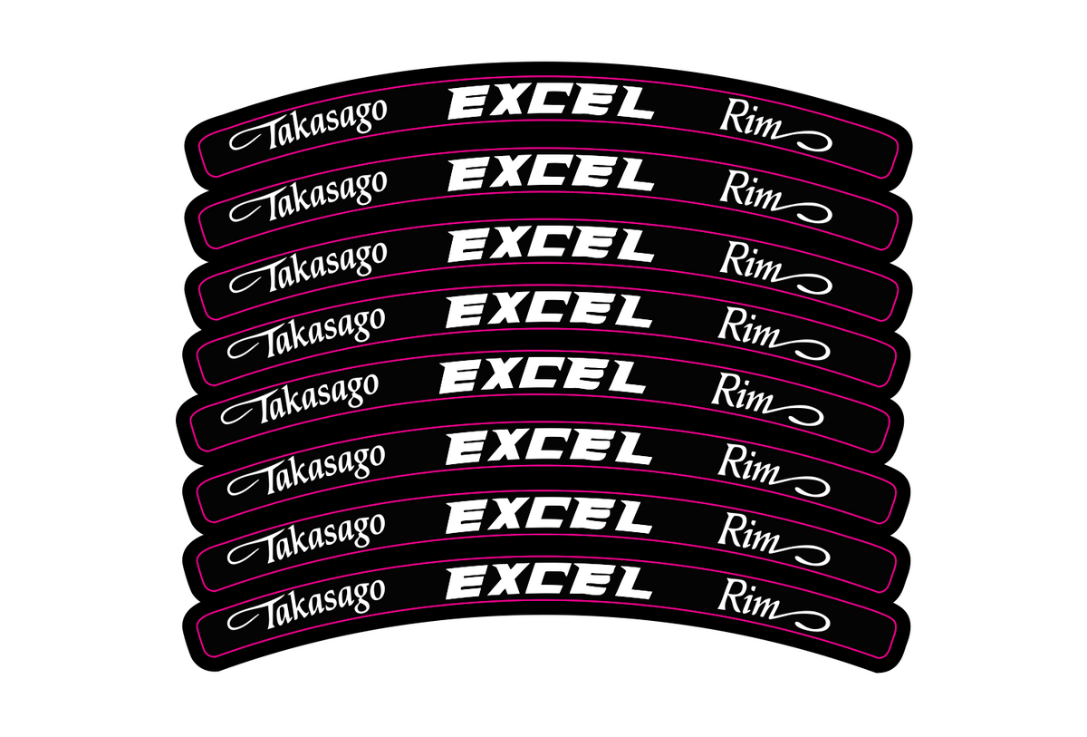 MXWraps Express Pre-Designed Excel Rim Decal