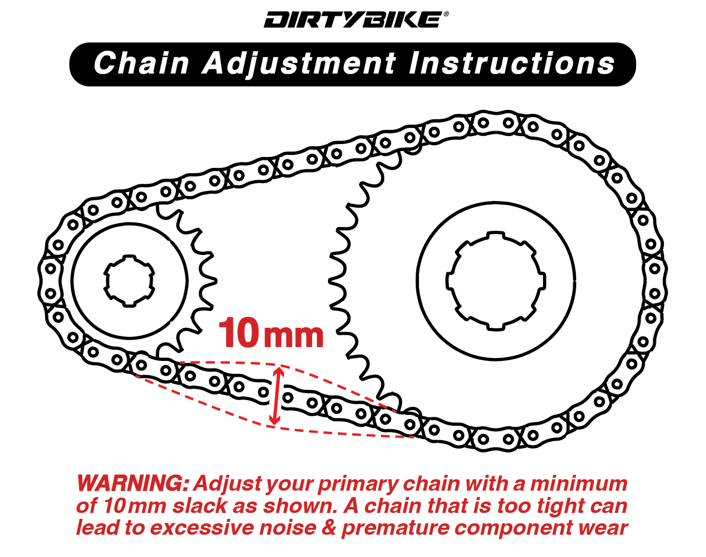 Primary Belt to Chain Conversion Kit | 219 | RK Sealed O-Ring | Surron Light Bee - MXwraps