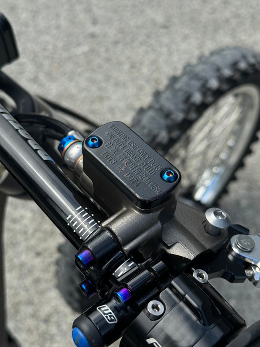 Titanium  Ultra Bee Brake Reservoir Bolts