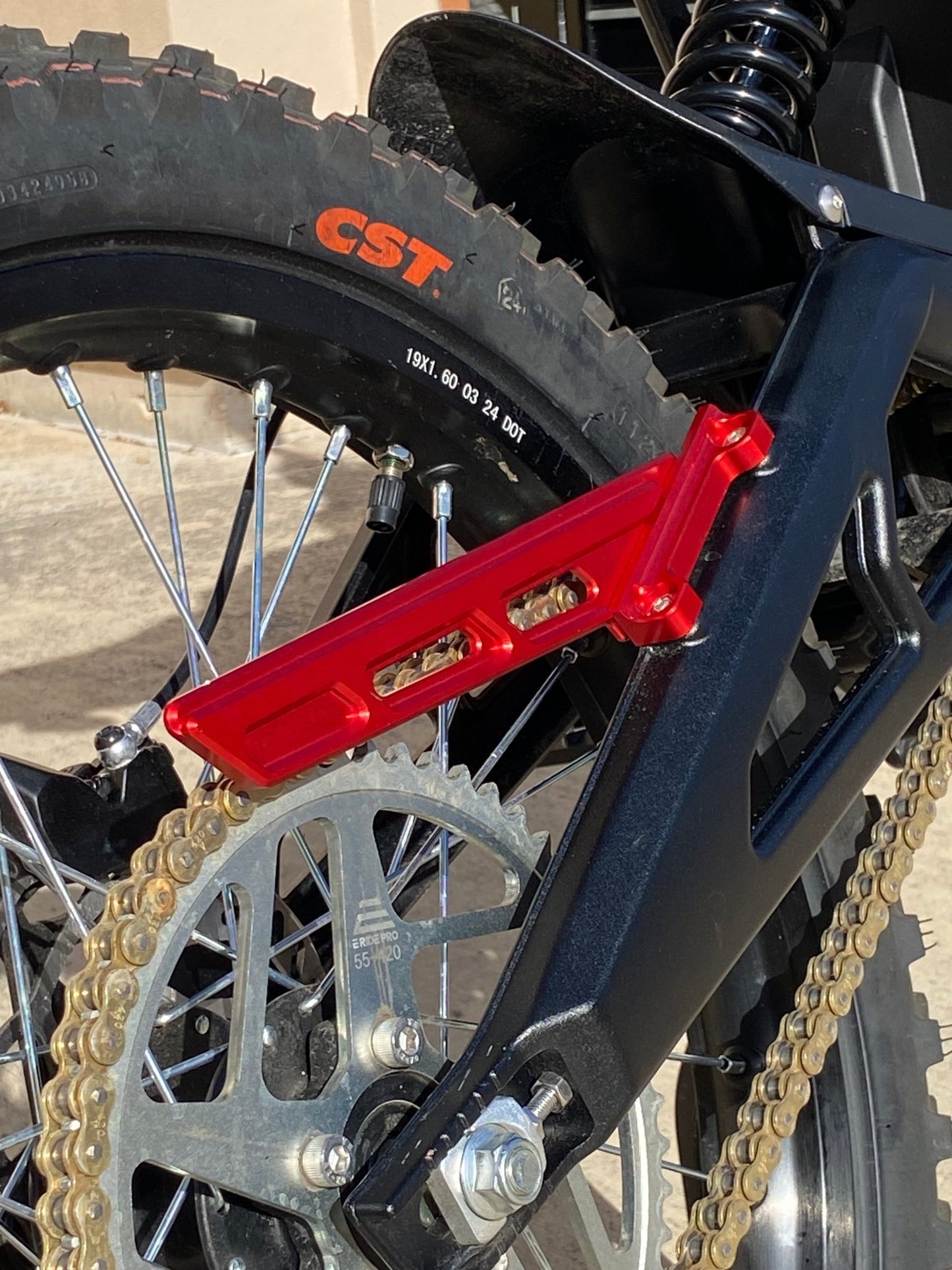 E - Ride Pro CNC Chain Guard - MXwraps