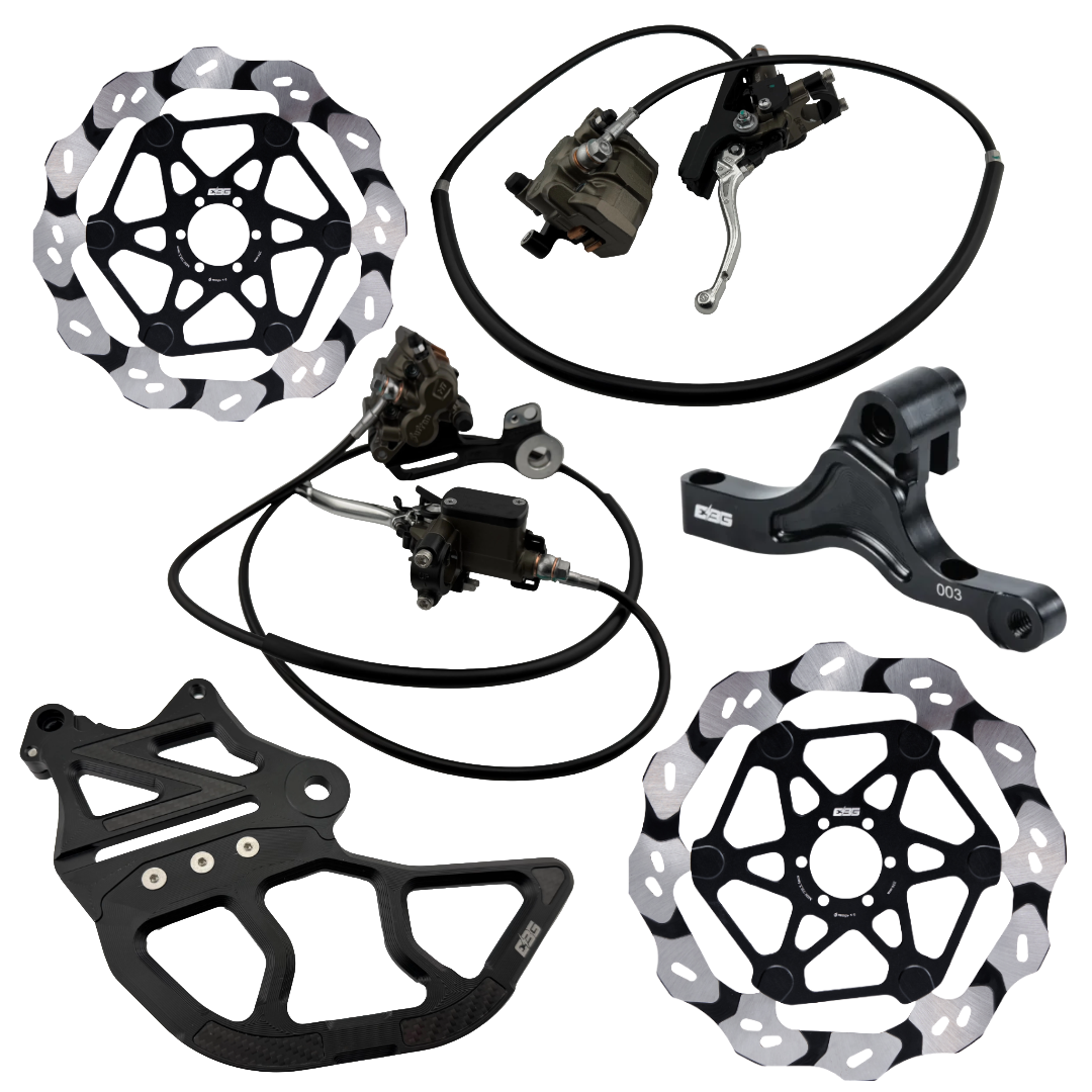 Ebike Garage Moto Brake Conversion Kit // "Ultra Bee Brakes" // Throne Srpnt X3