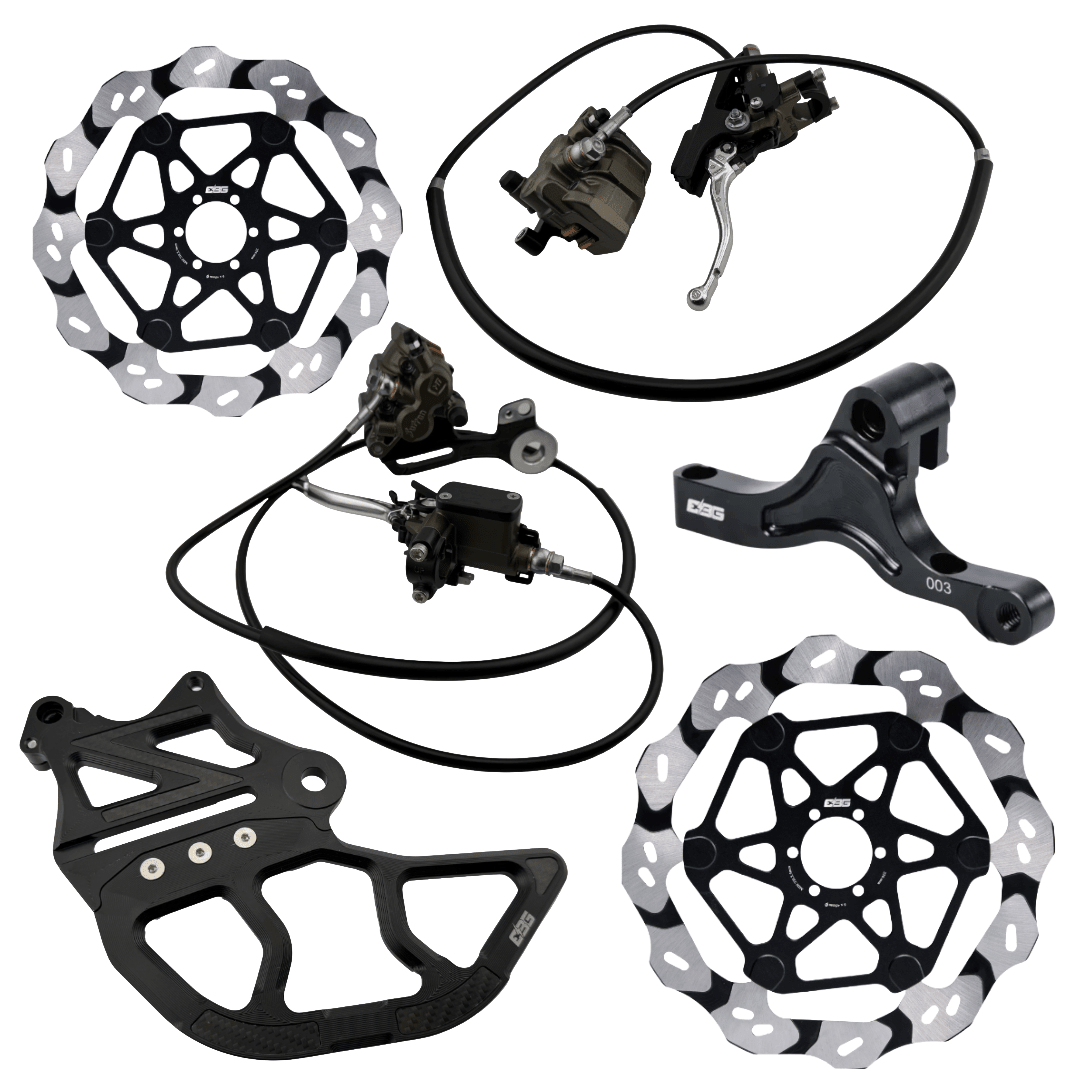 Ebike Garage Moto Brake Conversion Kit // "Ultra Bee Brakes" // Vetra, Arctic Leopard XE - MXwraps