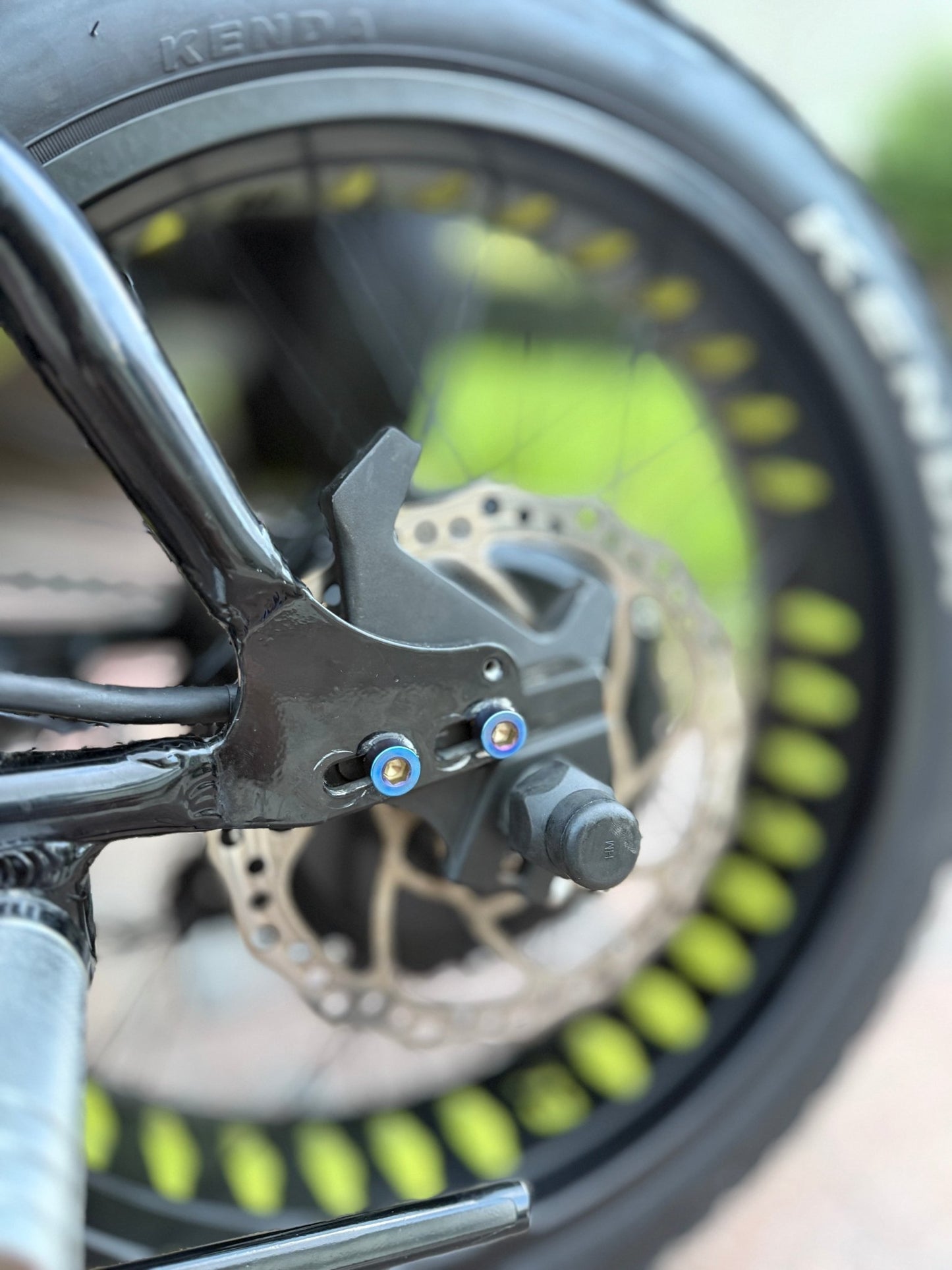 Super 73 titanium drop down bolts - MXwraps