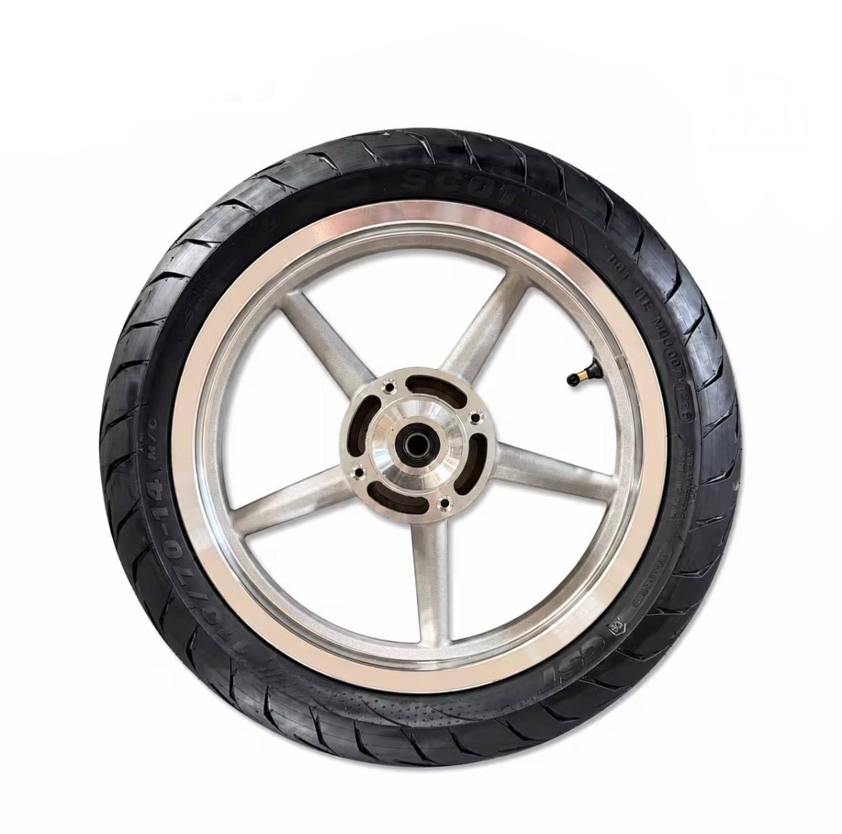 Yozma IN 10 Pro Chrome supermoto wheel set - MXwraps