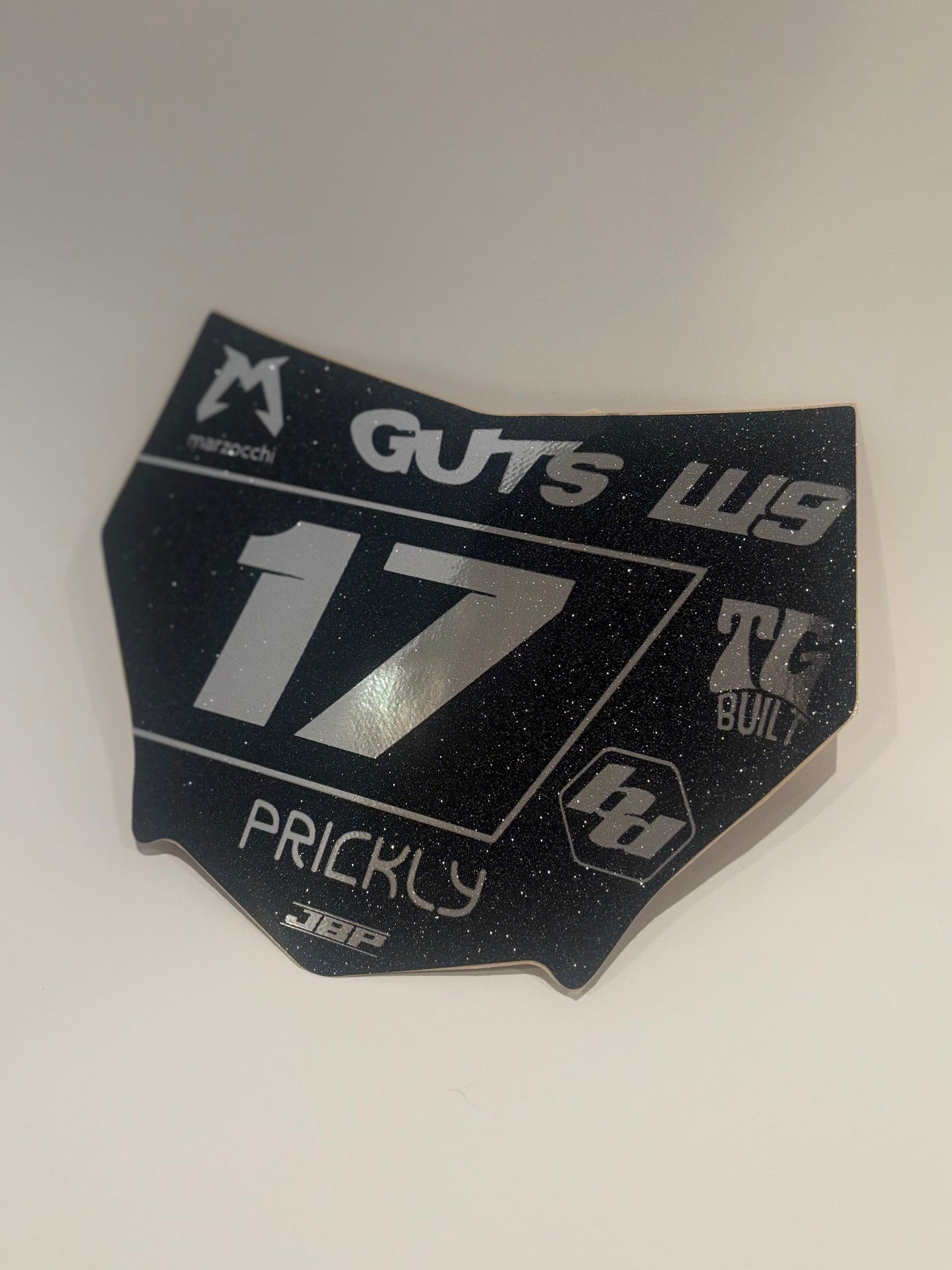 Pre-designed Motocutz Plate Decal