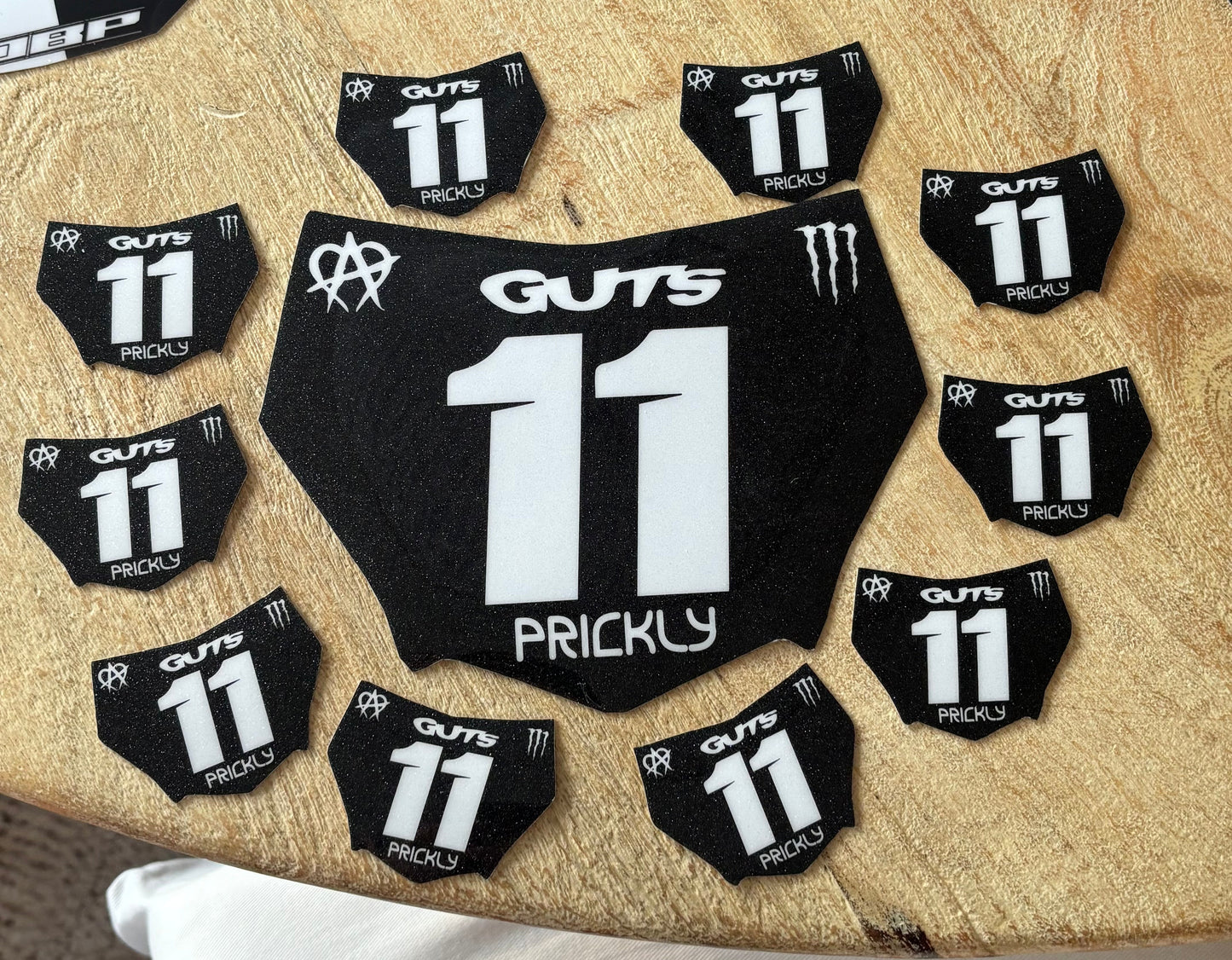 Pre-designed Motocutz Plate Decal