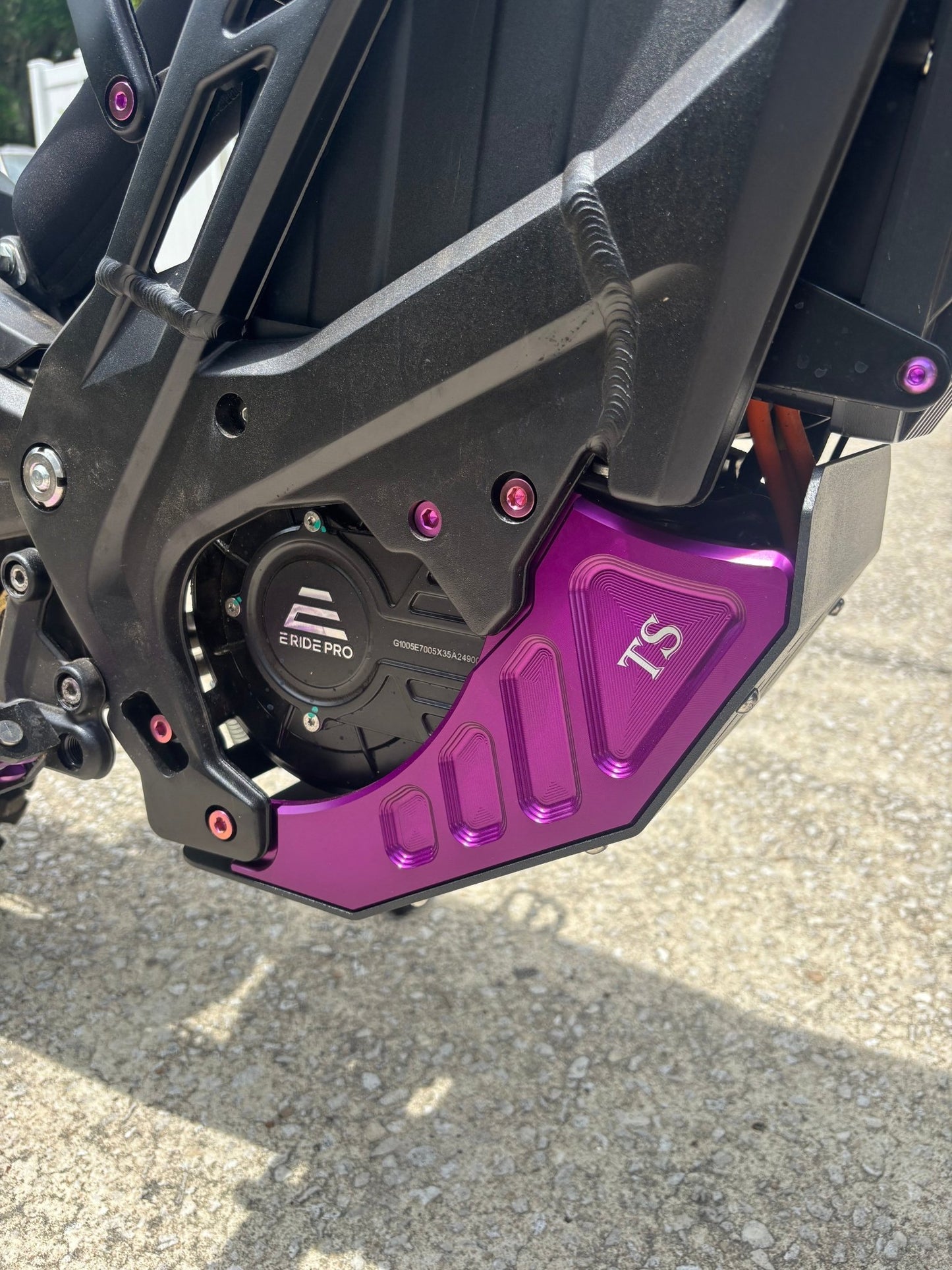 Premium Aluminum Bash Plate for E - Ride Pro SS 2.0 - MXwraps