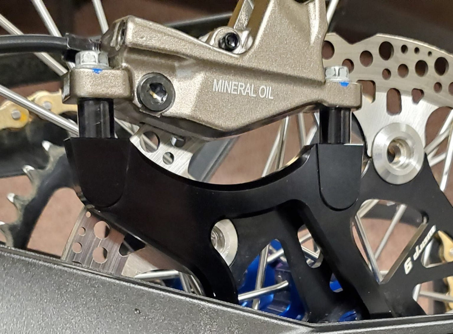 Rear 220mm Caliper Adapter Spacer Kit - MXwraps