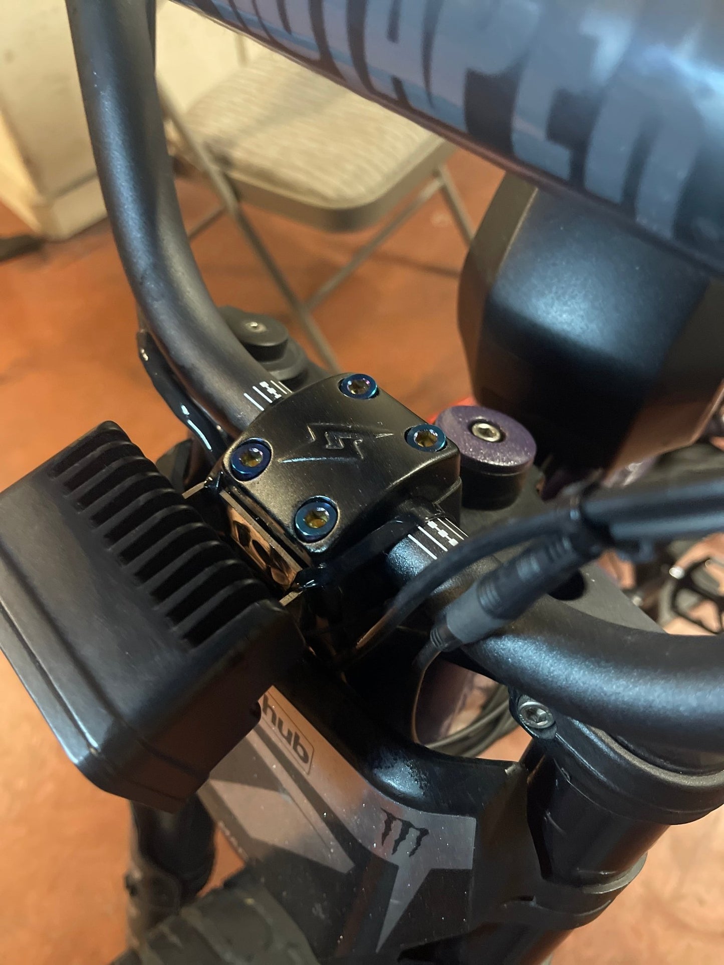 Titanium Super73 Bar Clamp Bolts - MXwraps