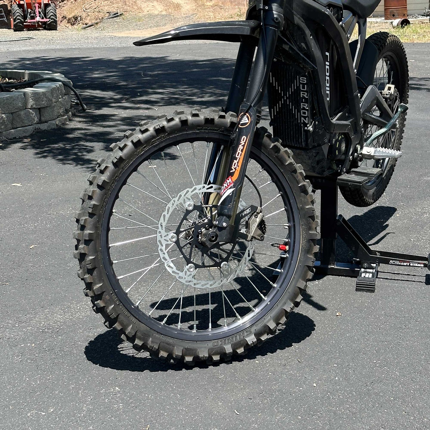 250mm Front Caliper Adapter for DNM Forks - MXwraps