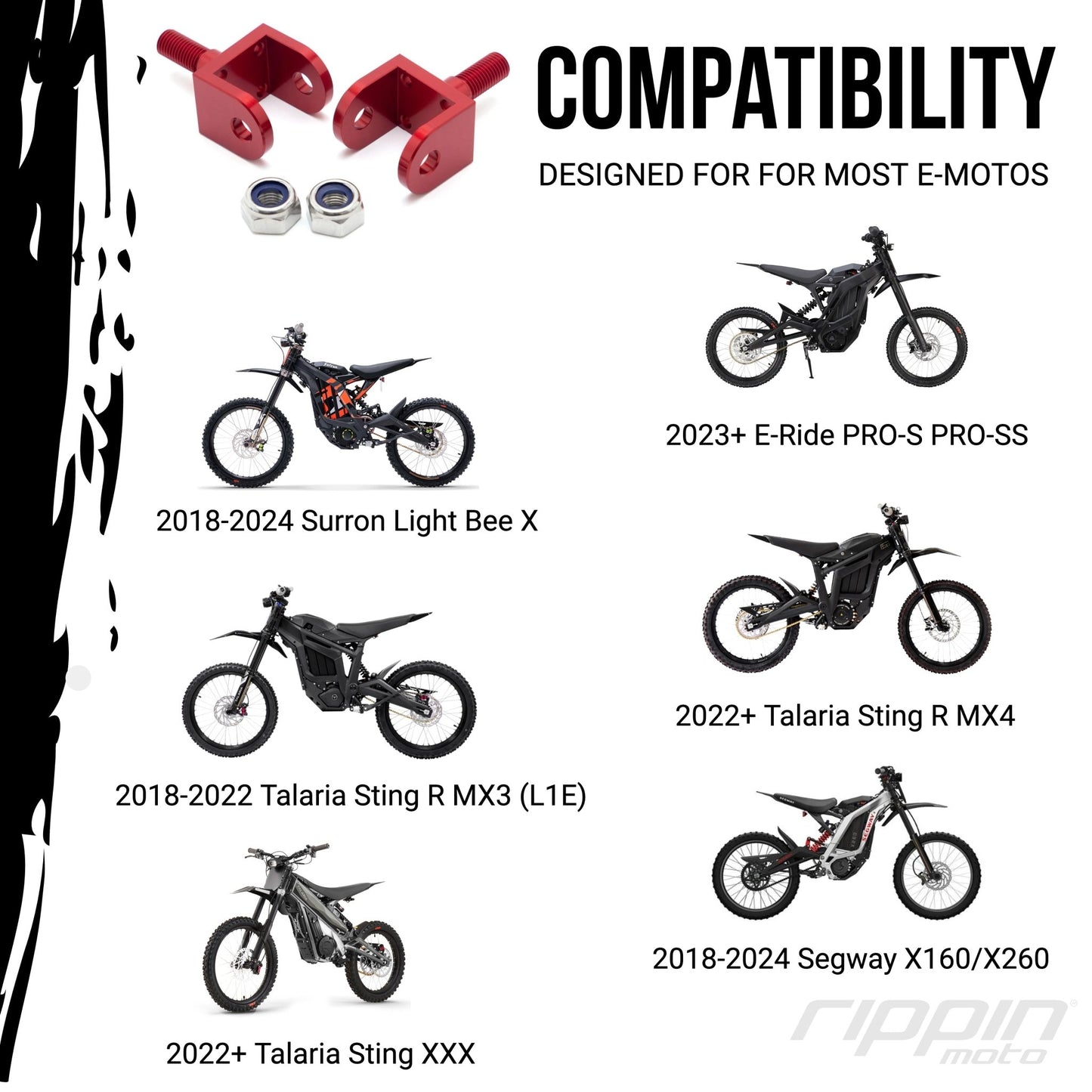 Replacement Foot Peg Mounts - MXwraps