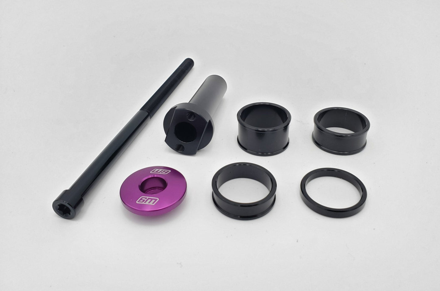 Stem Lock - W9 Fender Adapter Compatible - For forks without a fender mount on lower clamps. - MXwraps