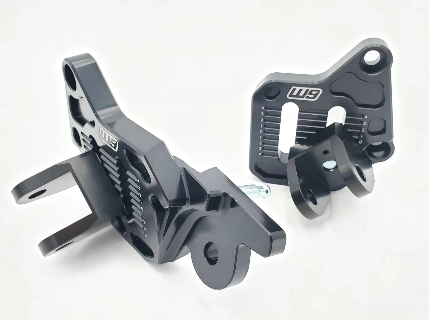 Warp 9 Surron Ultra Bee Adjustable Foot Peg Mount - MXwraps