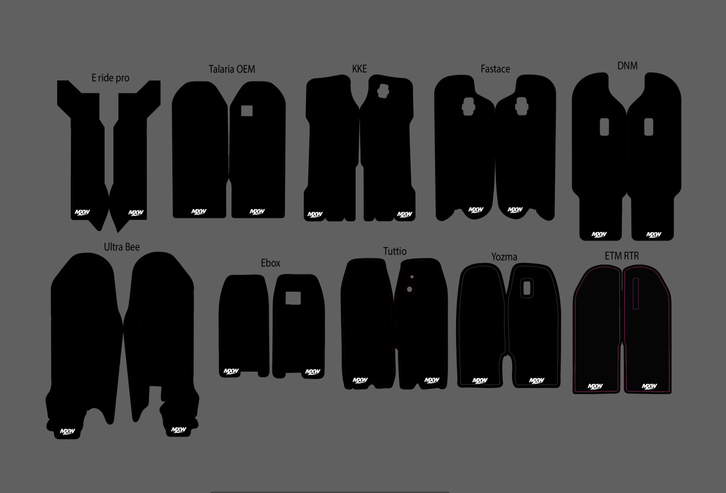 Customizable Fork Guard Decals - MXwraps