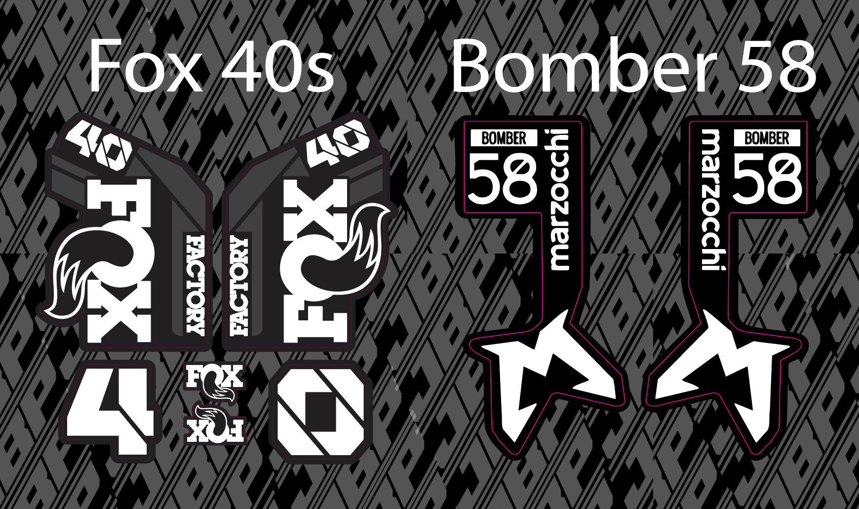 Fox 40/Bomber 58 Fork Guard Decals – MXwraps Fox 40/Bomber 58 Fork Guard Decals – MXwraps