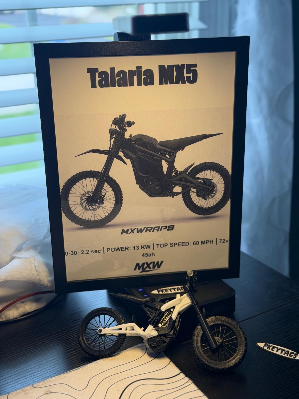 MXW Talaria MX5 Framed Poster - MXwraps