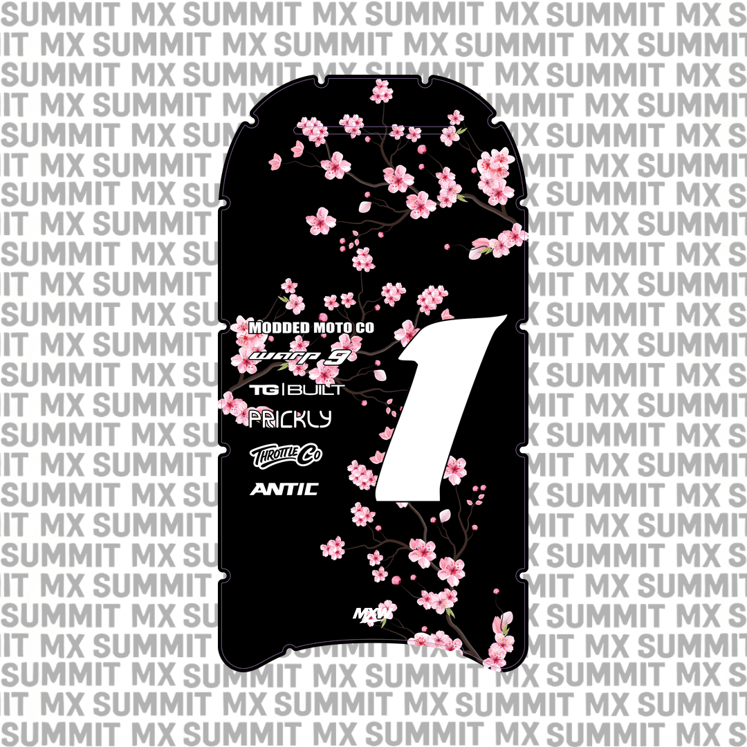 Cherry Blossom Antic Battery Decal - MXwraps