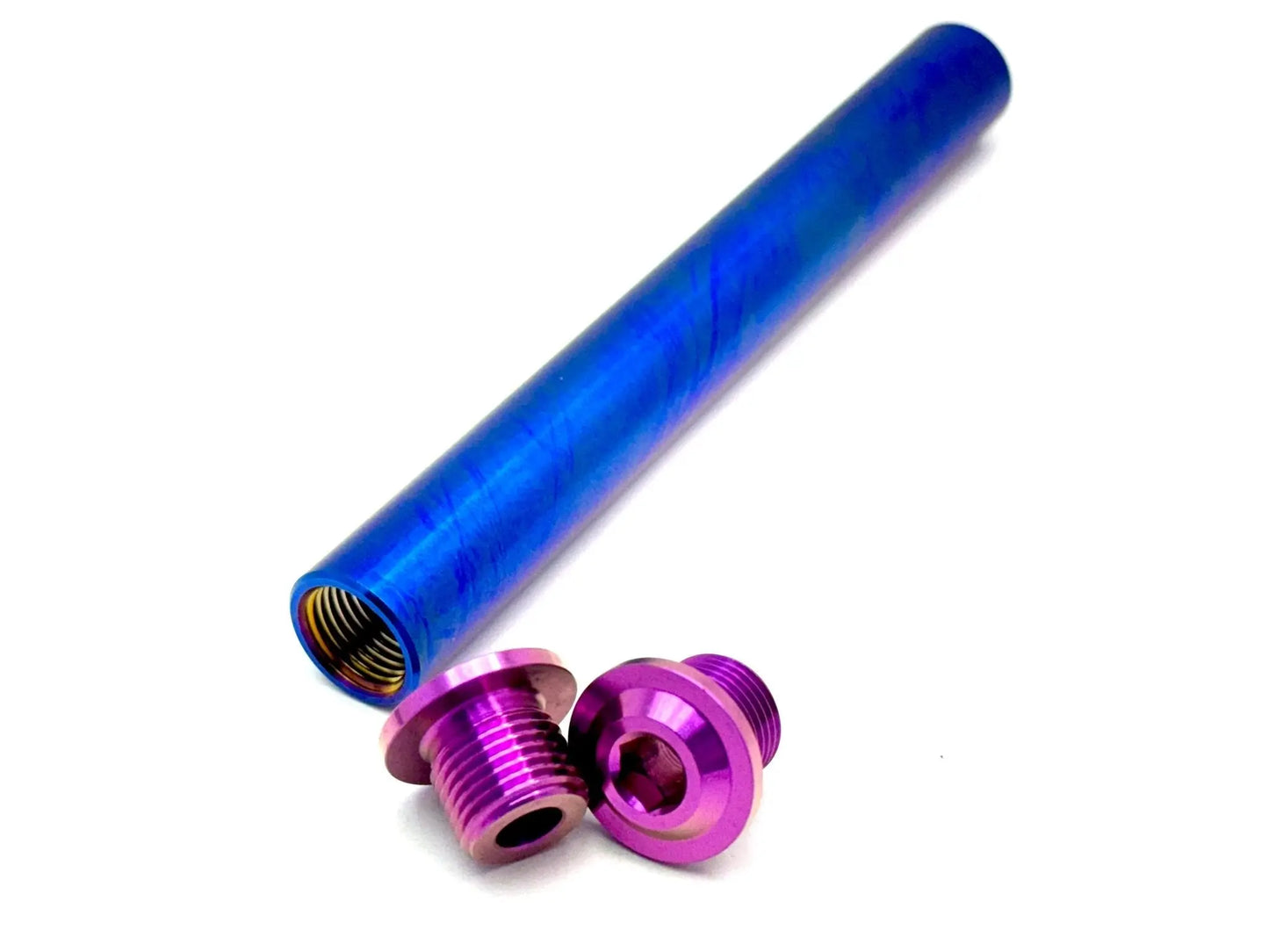 KKE Fork Custom Titanium Axle and Two Axle End - Bolts - MXwraps