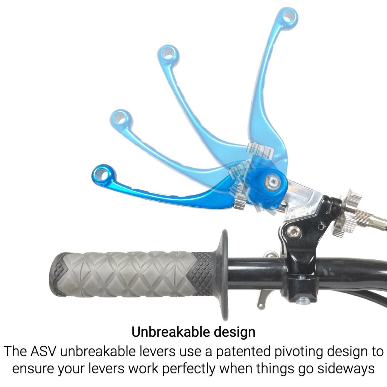 ASV F4 - E Break Away Levers For E - Ride Pro 3.0/SR, Talaria Sting MX5, Altis Sigma, Ultra Bee - MXwraps
