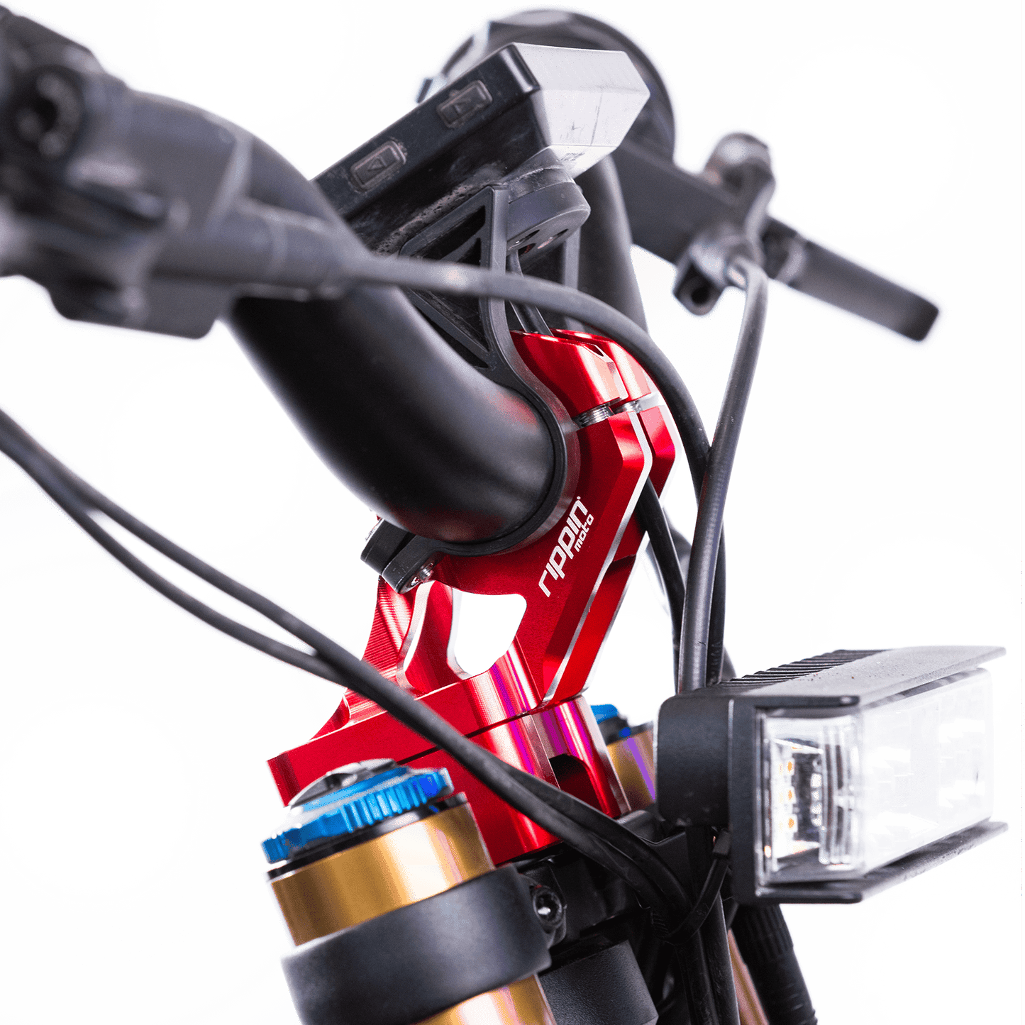 E - Moto Bar Mount for E - Ride PRO, Talaria & Surron LBX with 1" Riser - MXwraps