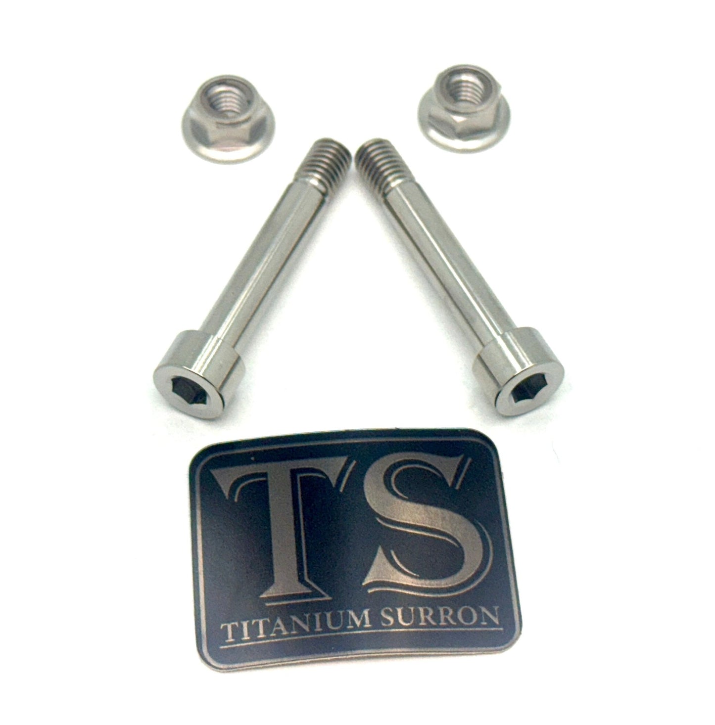 Titanium Rear Shock Mount Hardware (4 Pieces) E-Ride Pro