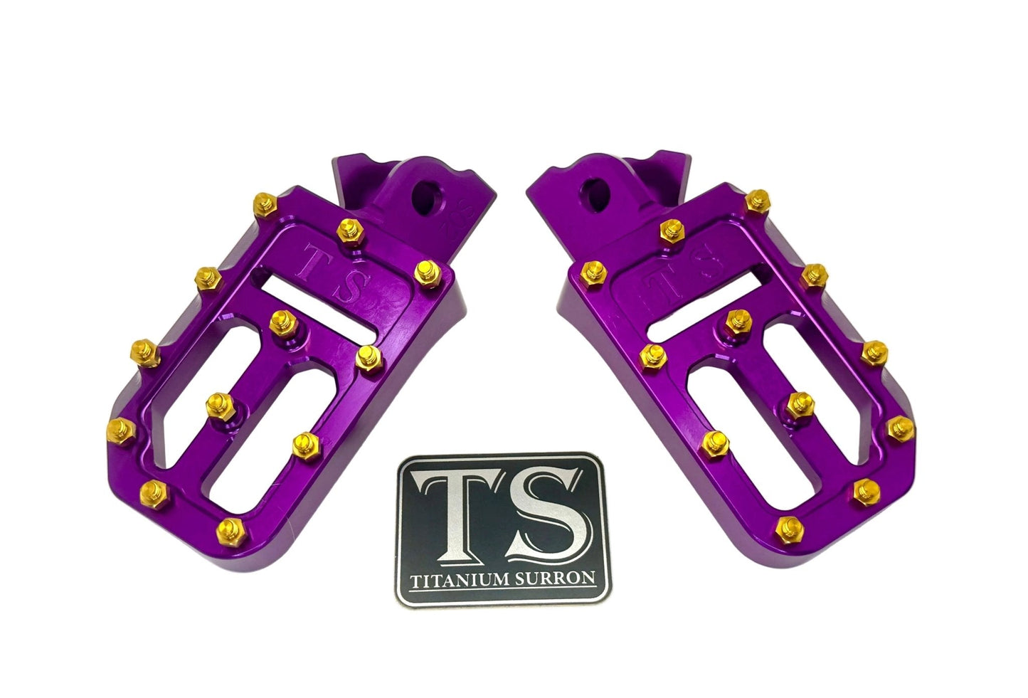 TS Custom Foot Pegs w/ Titanium Grips for Talaria and Altis - MXwraps
