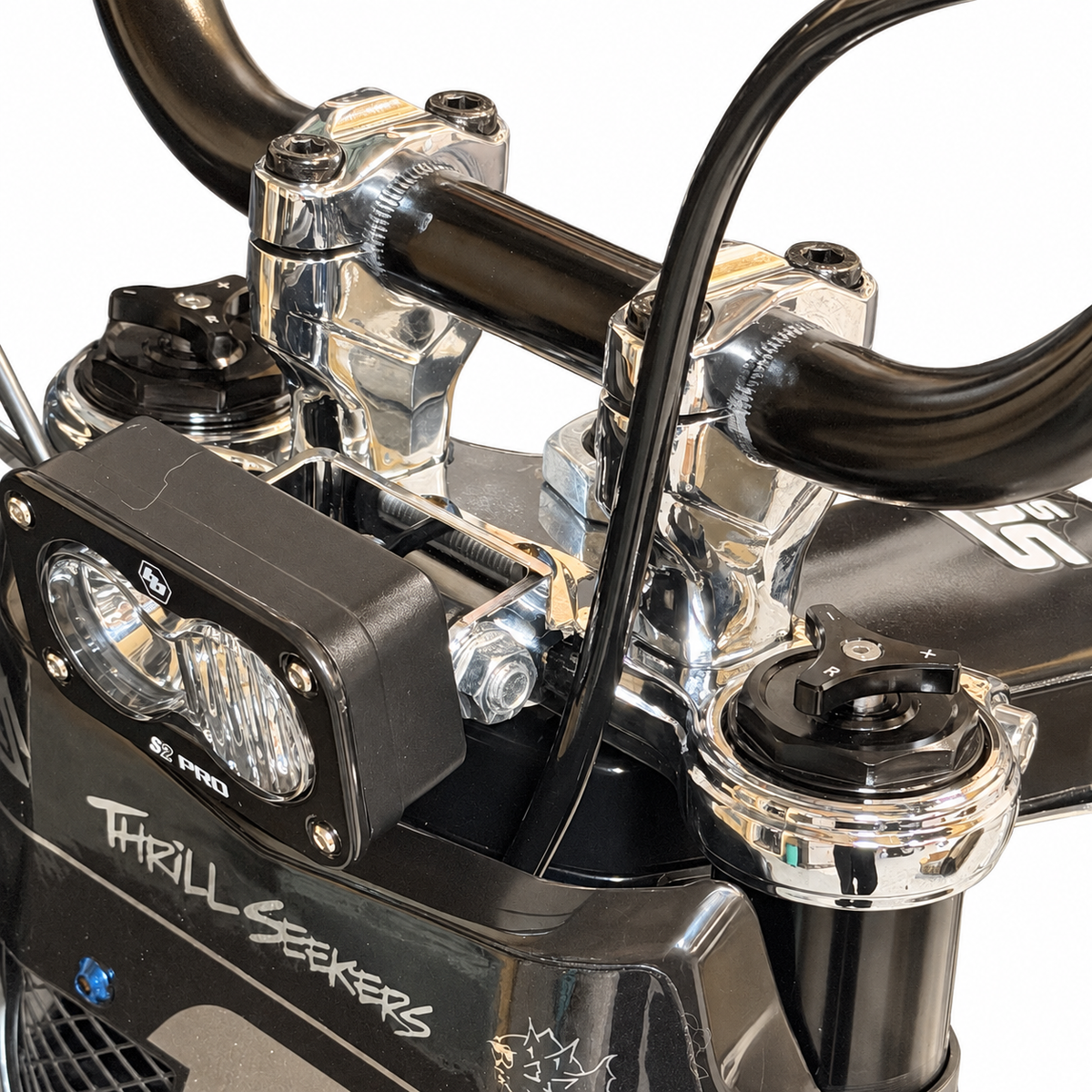 Tuttio Chrome Triple Clamp Set
