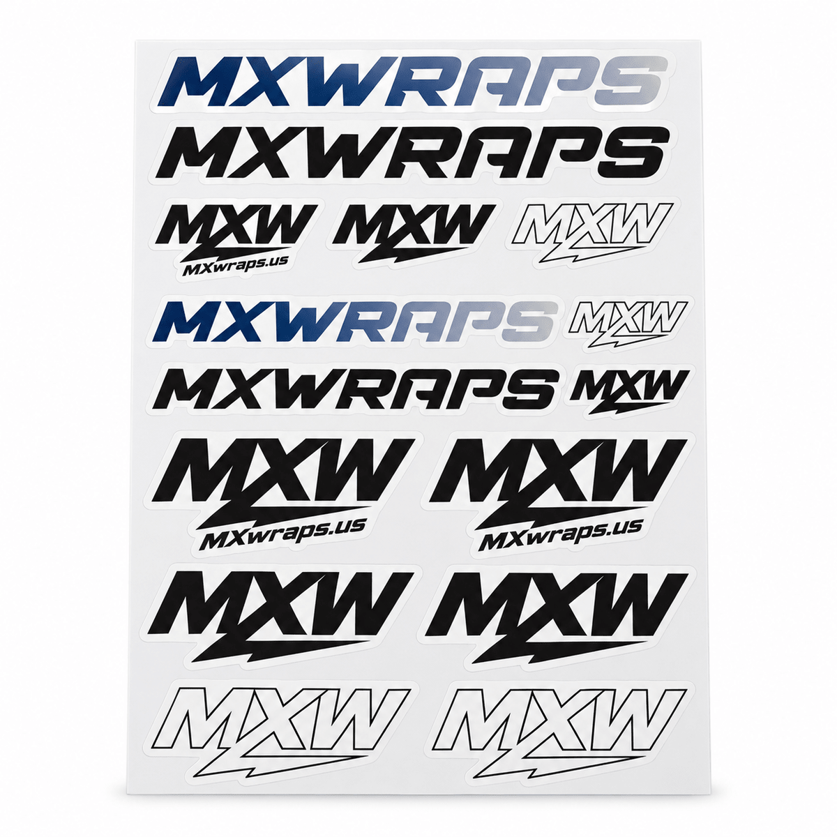 E-Moto Sticker Sheet - MXwraps