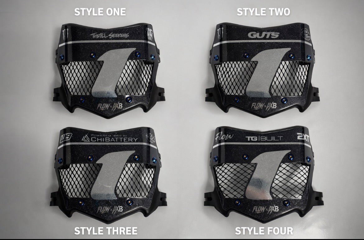 Pre - Made Titanium Vented Plates - MXwraps