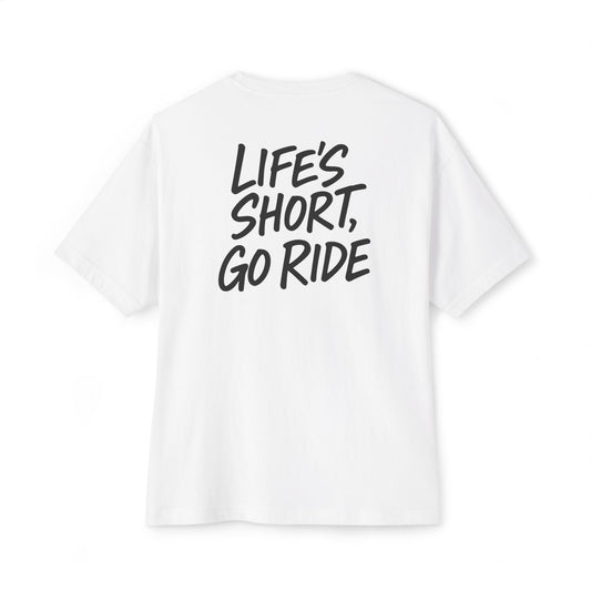 White Go Ride Tee
