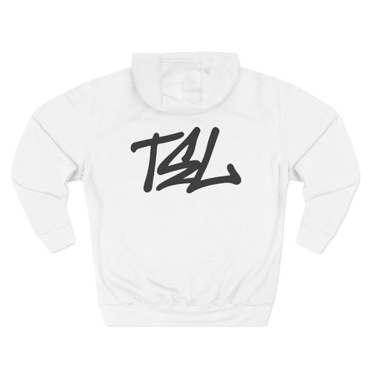White Graffiti Hoodie