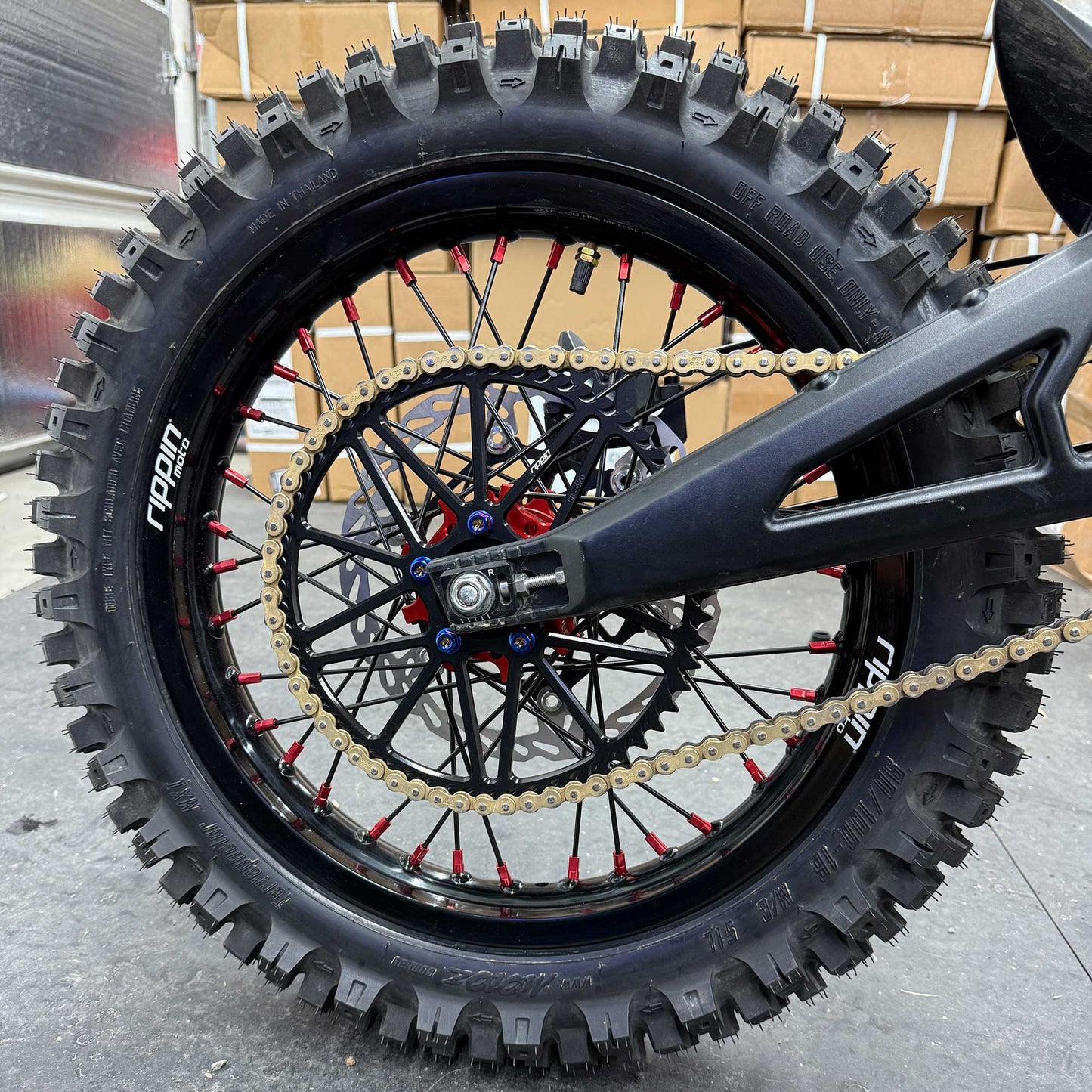 Blackline Off-Road Rear Wheel for Talaria MX3/MX4/XXX - MXwraps