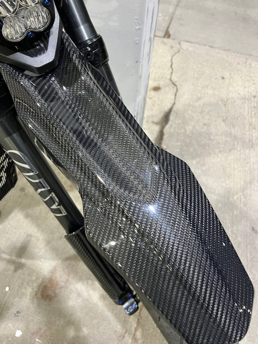 Surron Ultra Bee REAL Carbon Fiber Front Fender - MXwraps